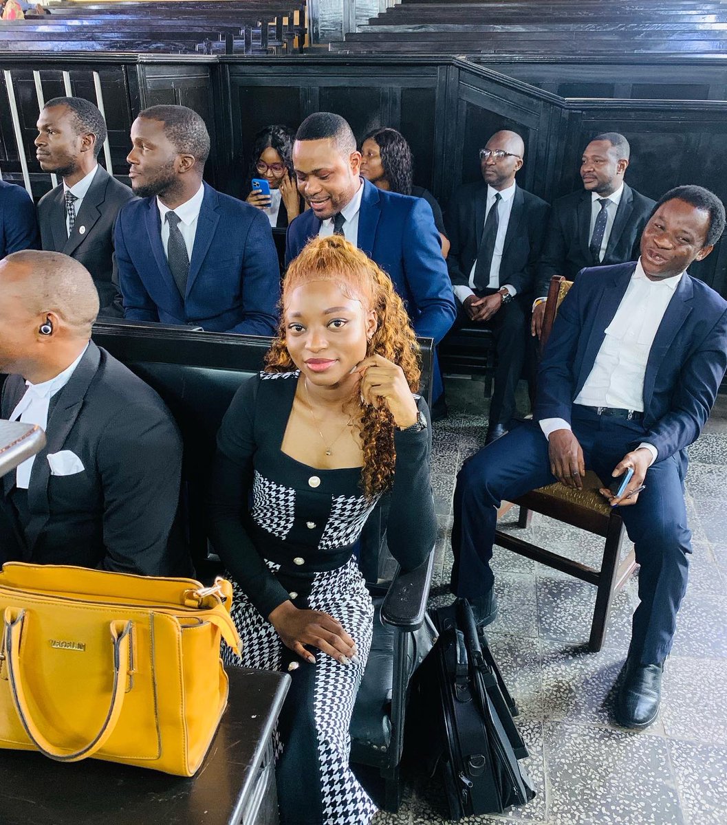 trishtrish94's tweet photo. On 19.12.2022, I signed the Roll of court of Legal Practitioners in Sierra Leone upon successful completion of my pupillage ⚖️ Officially a licensed Barrister &amp; Solicitor of the Superior courts of judicature! 🙏🏽⚖️ On God 🙏🏽 #Lawyer #steelmagnolia 🤌🏽❤️⚖️ https://t.co/UL3Gc4sTol