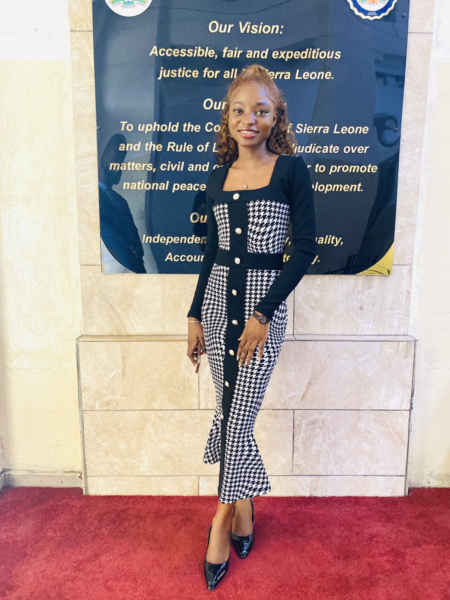 trishtrish94's tweet photo. On 19.12.2022, I signed the Roll of court of Legal Practitioners in Sierra Leone upon successful completion of my pupillage ⚖️ Officially a licensed Barrister &amp; Solicitor of the Superior courts of judicature! 🙏🏽⚖️ On God 🙏🏽 #Lawyer #steelmagnolia 🤌🏽❤️⚖️ https://t.co/UL3Gc4sTol