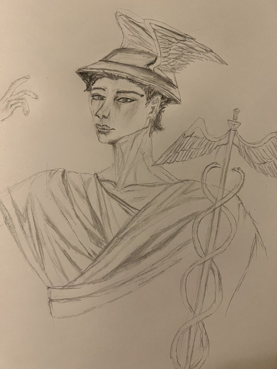 Maximus7art's tweet photo. God Mercury #Art https://t.co/Xmqqj01Z8n