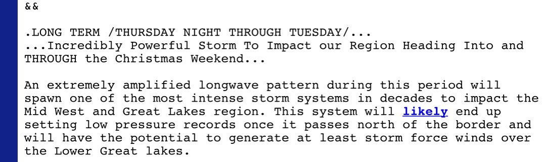 StormhunterTWN's tweet image. Wow. You don’t often see this strong a wording from the US National Weather Service (Buffalo). #onstorm 

forecast.weather.gov/product.php?si…