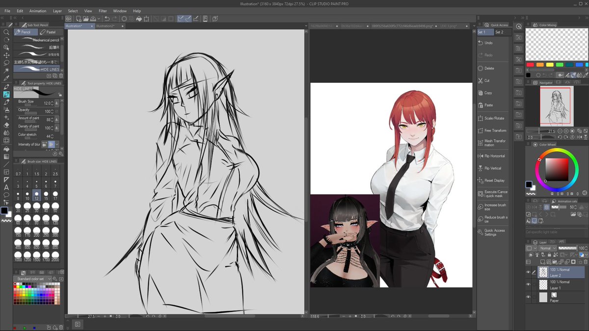 Hidehzk's tweet photo. Things are happening
Not very good but it's something
#ENVtuber #Vtubers #HideART #Lexillust https://t.co/VALTdvZ6BI
