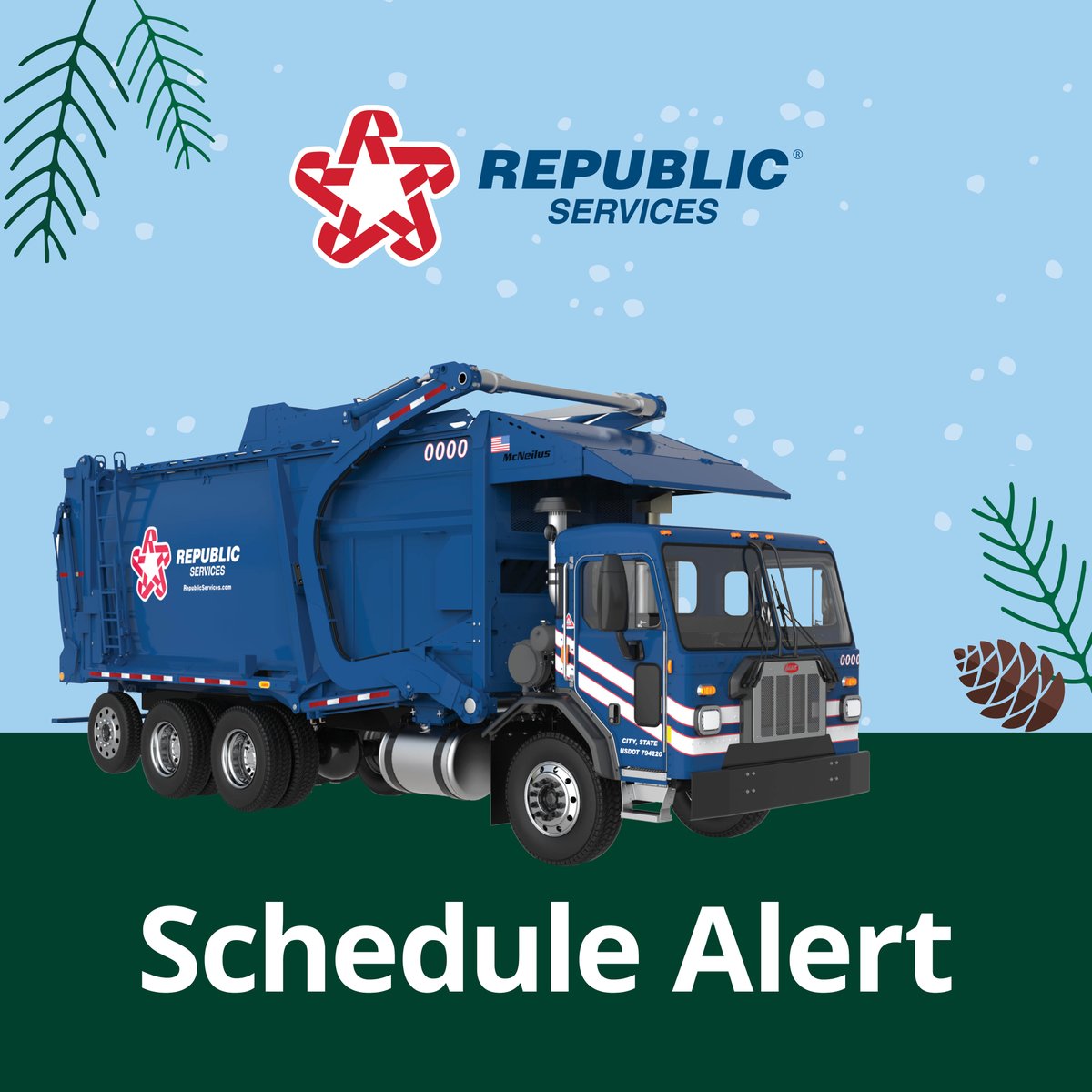 Republic Services on Twitter "Reminder! Check your local service