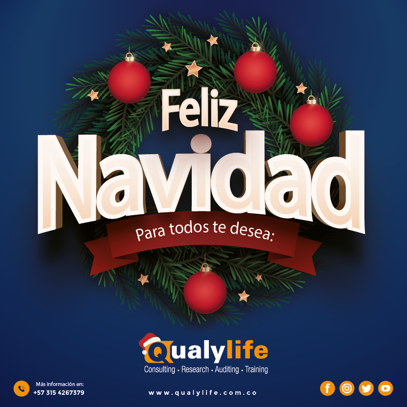 QualylifeCol's tweet photo. ¡Que esta Navidad  sea brillante, traiga alegría, amor y encienda un Año Nuevo lleno de luz y esperanza! desde Qualylife queremos desearte una feliz navidad rodeada de amor y alegria... 🎉⛄️🎄🎅🦌 https://t.co/ghZJnPWzJo