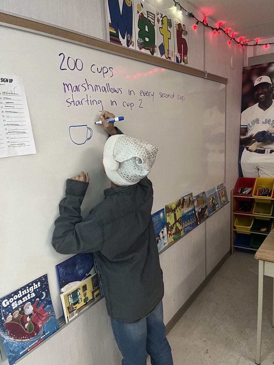 hey_jarnold's tweet photo. We certainly would have enjoyed 200 cups of hot chocolate in our portable, but this challenge on Day 12 did just fine @tvdsbmathk8! https://t.co/i9L4tg9ofz