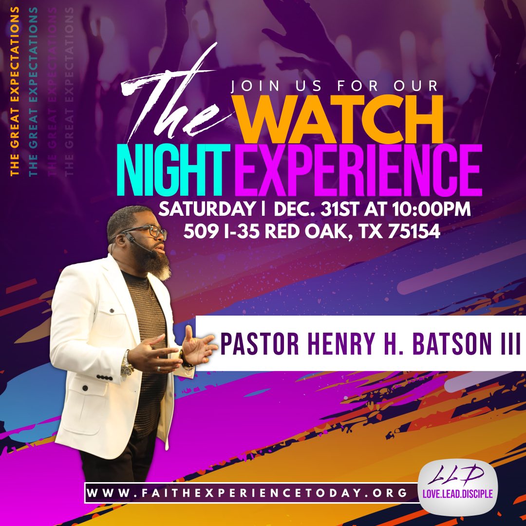 redoakfaith's tweet photo. The Great Expectations 2023! 
We are expecting God to move in a big way for our church, community and YOU! Join us on December 31st at 10 pm for The Watch Night Experience with explosive worship and a word that will catapult us right into 2023 with great expectations! https://t.co/jSknSR5sYr