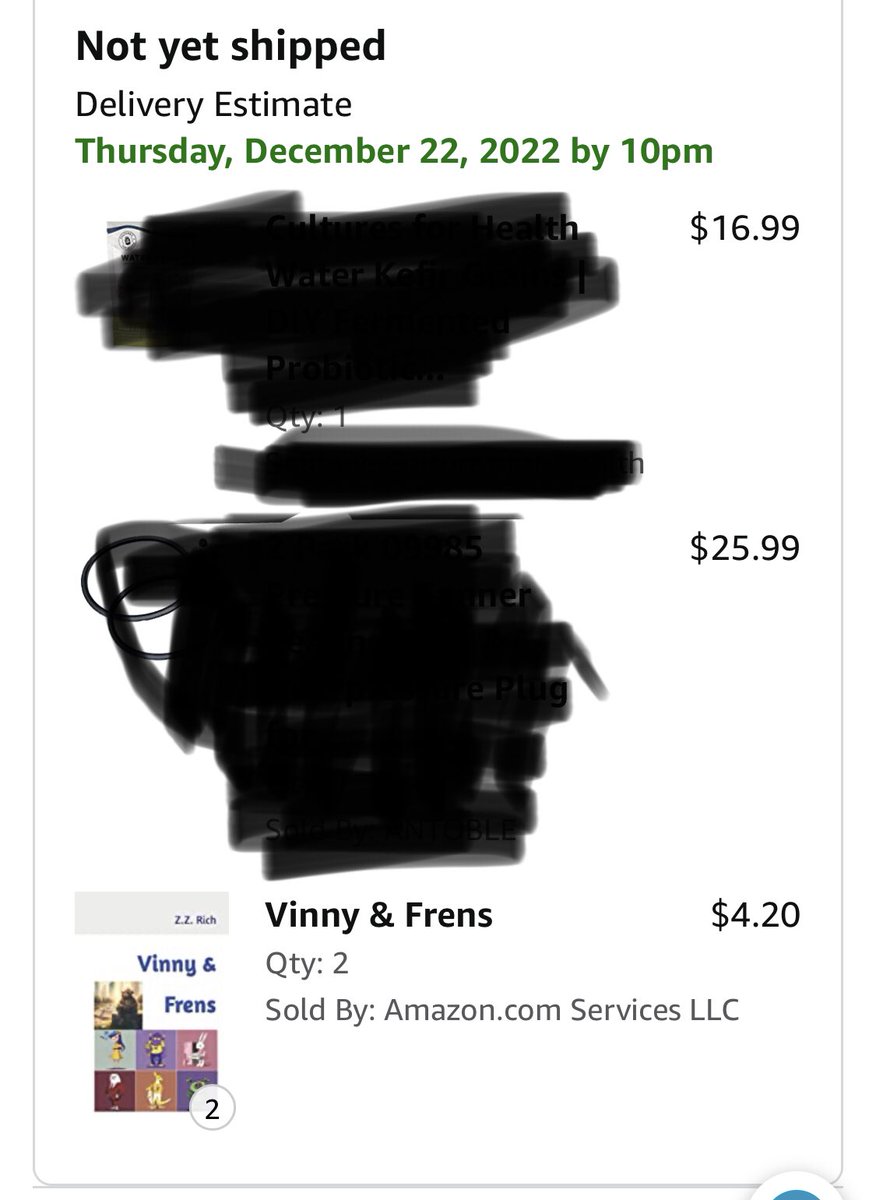 westparkfour's tweet photo. @VinnyandFrens Can’t wait to get my books Thursday! https://t.co/gsECYO0y8U