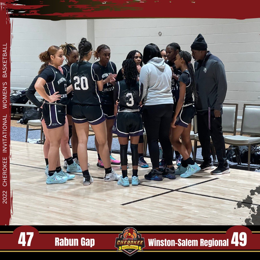 Big congrats to <a href="/WinstonWbb/">Winston Salem Christian WBB</a> Regional on the last second FTs to win the game <a href="/DestineeBarne16/">Destinee💕</a> with 16 big points, including the two FTs to seal the win <a href="/DelaneyRudd1/">Delaney Rudd</a> <a href="/InsiderExposure/">InsiderExposure</a> #CherokeeInvitational <a href="/HarrahsCherokee/">Harrah's Cherokee</a> <a href="/coachkent02/">#alwaysinthegym</a> <a href="/Mindy_McCarthy3/">Mindy McCarthy</a>