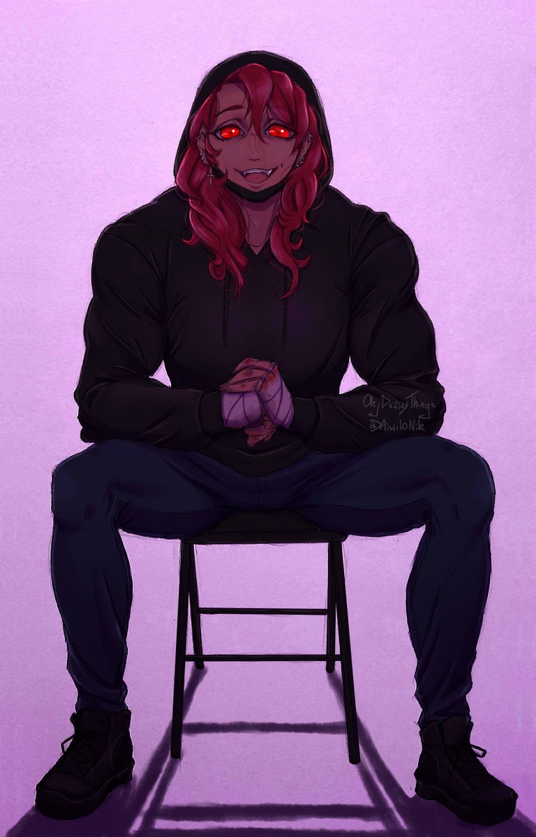 _AiwiloNik_'s tweet photo. Hello! @Meowastrophe commissioned me to draw her OC, Beale💜 Drawing him was a blast, thank you once again for commissioning me💜 Text and textless version #commissionsopen #Commission #oc #yandereOC https://t.co/ZBE2dCpeuo