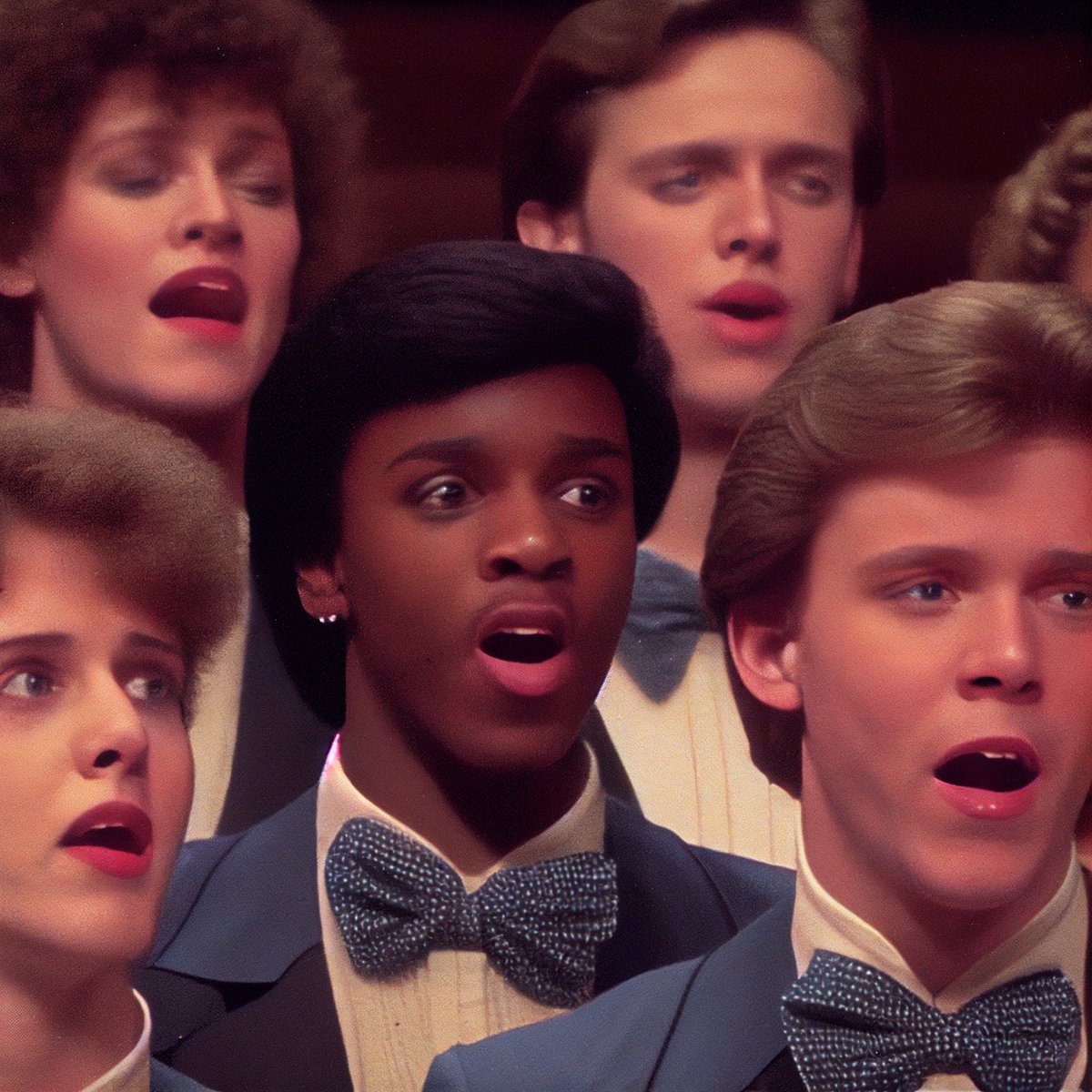 The only acceptable use of AI is to create vintage photographs of choirs
