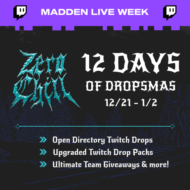 The 12 Days of Dropmas starts tomorrow.  I will be streaming every day through 1/2 for giveaways and fire drops! Y'all know I have the best drops in the community.  I look forward to giving you your best card ever in the next 12 days!  #Madden23

twitch.tv/ShopmasterTV