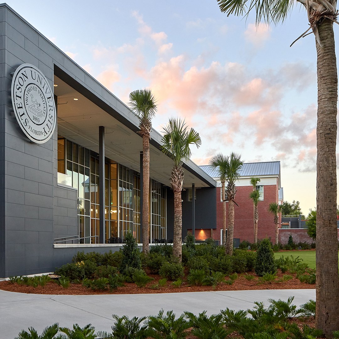 StetsonU's tweet photo. Happy Holidays, Hatters!
The university is closed for winter break starting
Wednesday, December 21 and will reopen on Tuesday,
January 3. The Stetson University Admissions office will be open
for limited visits for our #futurehatters on 12/21, 12/22,
12/27, 12/28, and 12/29! https://t.co/eLl5Ekkmbu