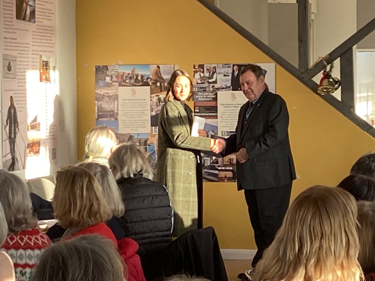 And on behalf of all our volunteers, vital to our project, Chair of Trustees David Bavaird receives Spirit of North Tyneside Award ‘Helping to Make North Tyneside a Thriving Borough’ from Anya Lawrence @NTCouncilTeam We’re really pleased & proud. @DWBavaird 2/2