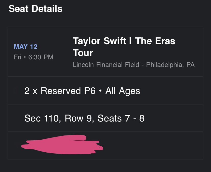 Geo_Jaeckel's tweet photo. Despite all the issues I had yesterday, I got tickets for Philly !!! I’m so excited !! #TSTheErasTour https://t.co/lK3ty0rUab