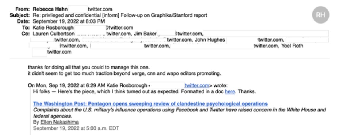 The twitter files part 8 full transcript how twitter quietly aided the pentagon 039 s cpvert online psyop campaign
