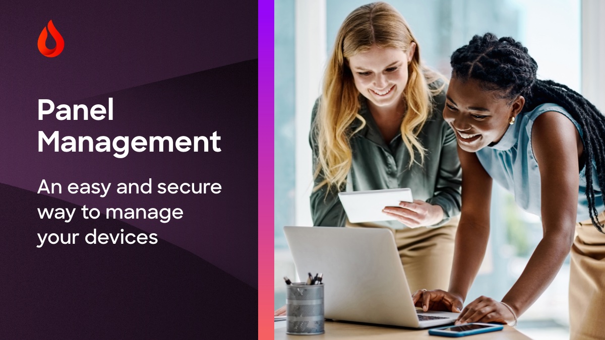 Promethean's tweet photo. With the #ActivPanel, it's easy for #ITadministrators to administer updates and supervise panel security. Learn more about how #Promethean #PanelManagement and @radixtech make our #edtech seamless for IT to use: https://t.co/MJ8u0LqFNr https://t.co/ErZ0kij8Mo