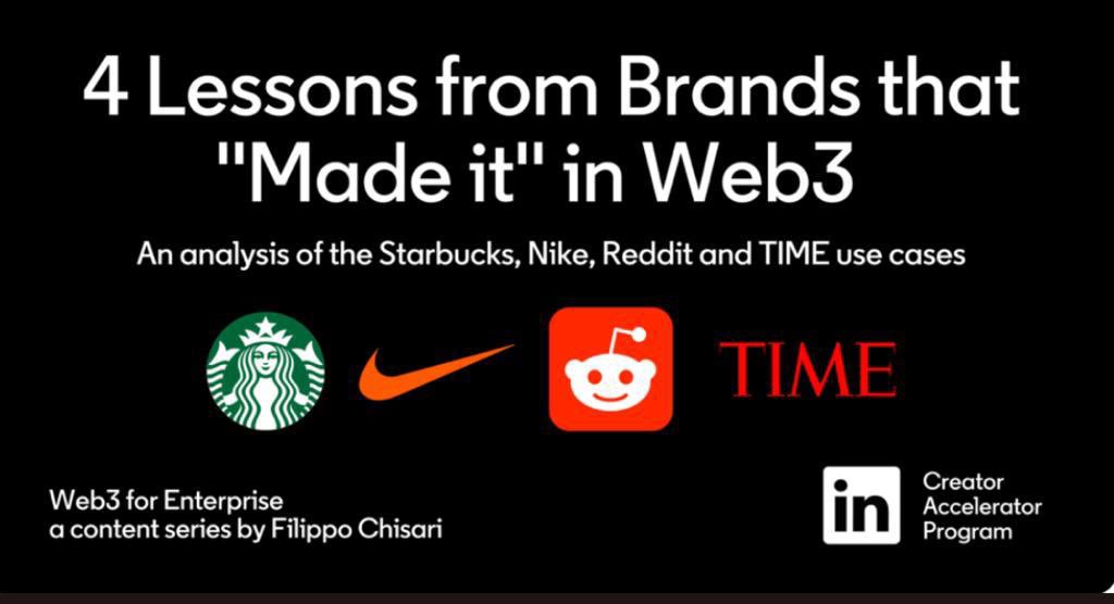 What strategy used top #brands to enter #Web3: - #Starbucks: LOYALTY - #audioleak : PHYGITAL UTILITY - #Reddit: PERCEPTION - #TIMEMagazine: OPTIMIZING @portusnetwork is the ultimate bridging tool for connecting #blockchain users to the 🌏, allowing any brand to join both!👨🏻‍💻🚀