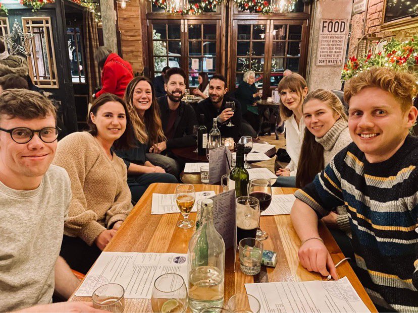 edinbeachvc's tweet photo. Great to see our Adult Rec gang and coach Ruari enjoying the festivities off court tonight as they celebrate with their Christmas social.

Thanks to all of you for your support - we can’t wait for an even bigger &amp; better 2023! 

See you all on the sand next year! 

#MoreThanAClub https://t.co/GzNn9Mzkm3