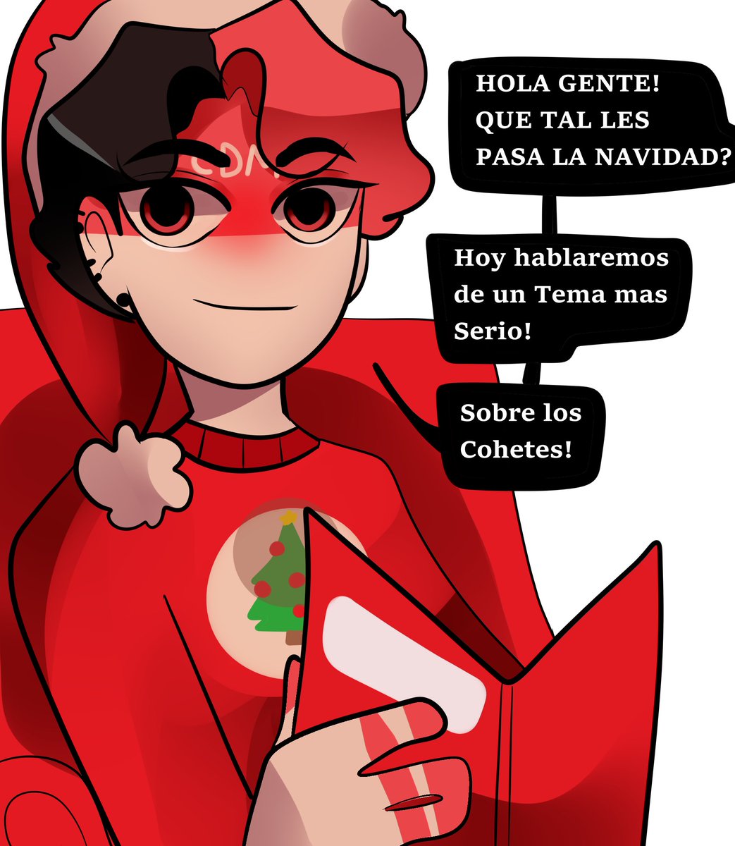 MEGGIEaDav's tweet photo. Este comic tiene buenas intenciones de disminuir el uso de material pirotecnico en fechas navideñas.
Idea orginal: @fortoday_yt
#countryhumans #statehumans #statehumanscdmx #statehumanstlaxcala #noalosfuegosartificiales https://t.co/UfVqpJxGRV
