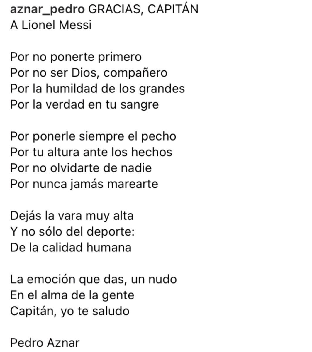 Pedro_Aznar's tweet photo. Gracias, capitán https://t.co/8Ey76jTUON