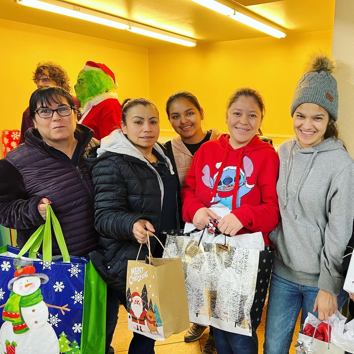 SchumannPrint's tweet photo. It's Day 2 of our Holly Jolly Holiday Week! The secrets are out! Today, we had our Secret Santa gift exchange. BUT, where there are gifts, one must watch out for THE GRINCH! https://t.co/GxFVolPhJd