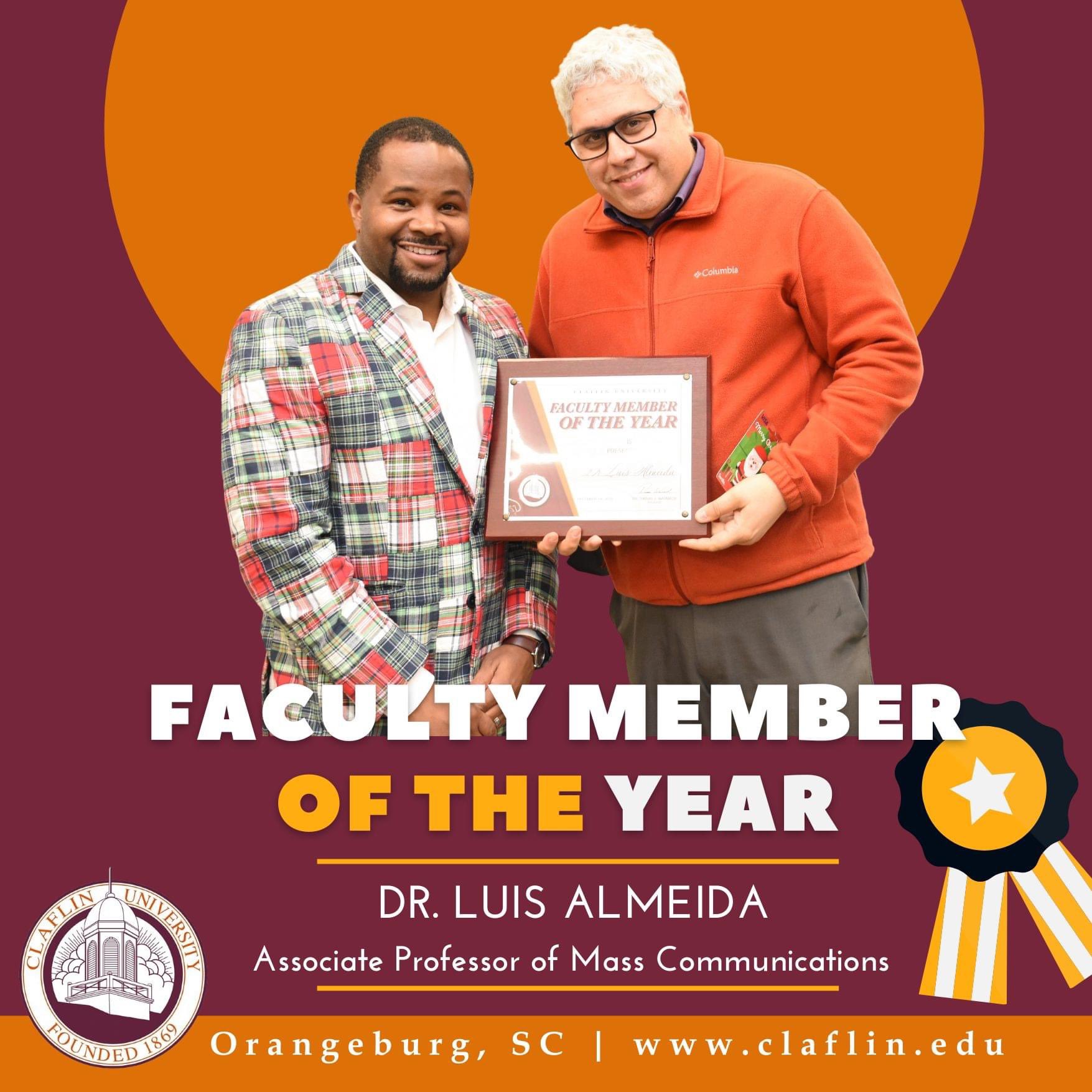 Claflin University on Twitter "Congratulations to Dr. Luis Almeida