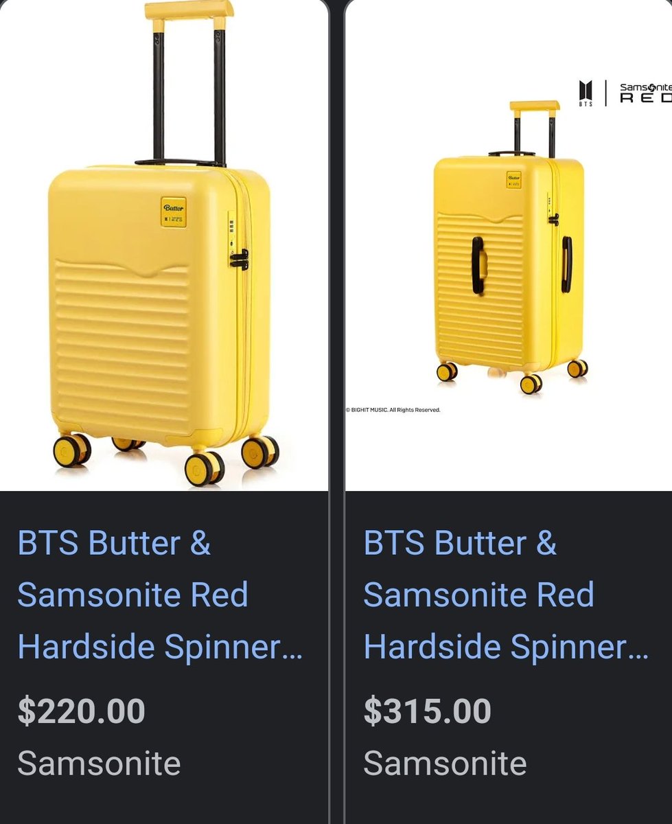 BTS x Samsonite Red Butter Edition Links (not yet live. Will not