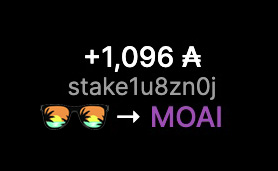 moaipool's tweet image. A BIG welcome to our newest delegator! 🥳 
Great to have you aboard! #Cardano $Ada