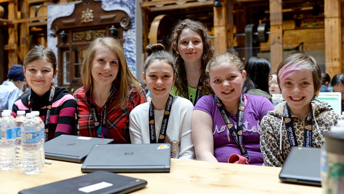Technovation Girls is the largest global tech entrepreneurship competition for girls aged 10-18. With support of volunteer mentors teams code mobile apps to address real-world problems.

Interested in volunteering or participating in the Waterloo chapter?

uwaterloo.ca/women-in-compu…