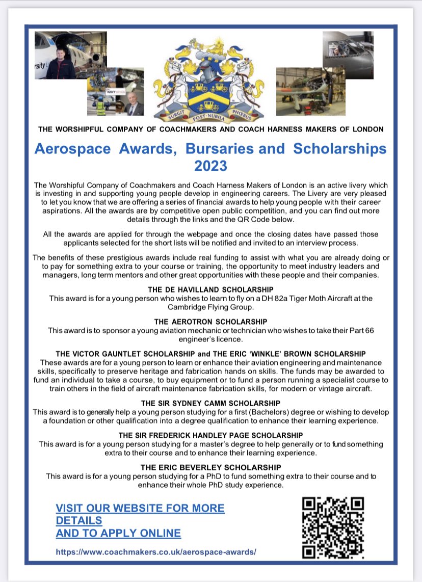 Chance of several different scholarships up for grabs. You have to be in it, to win it! @RCWalesandWest1 @WandWAirCadets @AviationCcf @SwrAvn @RGONorth @RAFACAstra