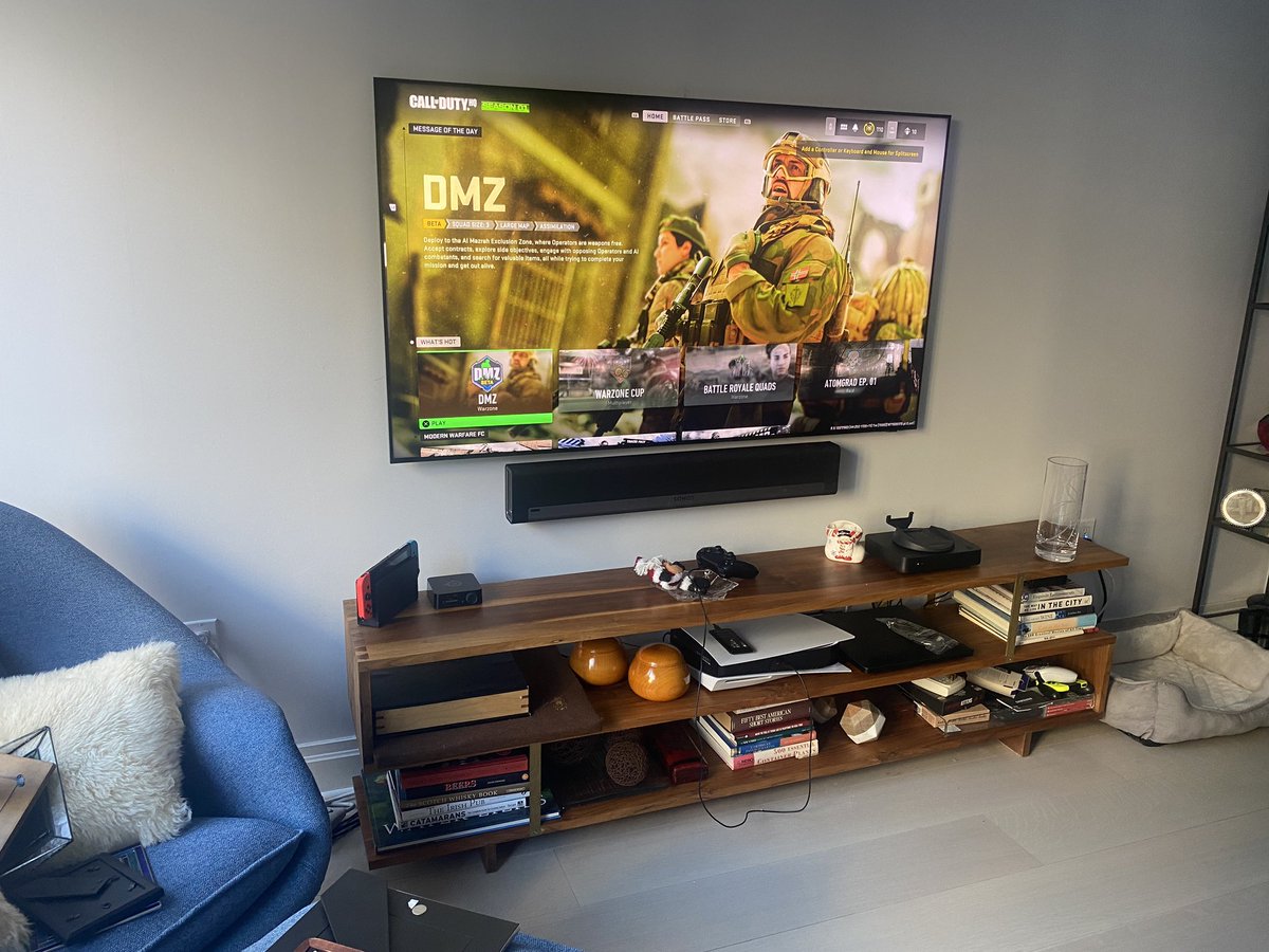 BullyRingo2's tweet photo. 65 inches @SamsungTV #8k #neoqled with @sonos #playbar in #westchelsea #hometheaterpro https://t.co/djv6IHErsr