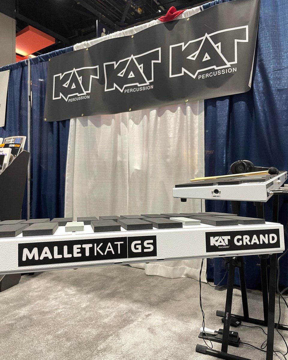 KATDigitalDrums's tweet photo. Who is coming out to The Midwest Clinic tomorrow? come visit and play our MalletKat GS at Booth #737 https://t.co/VN2eN1agE8