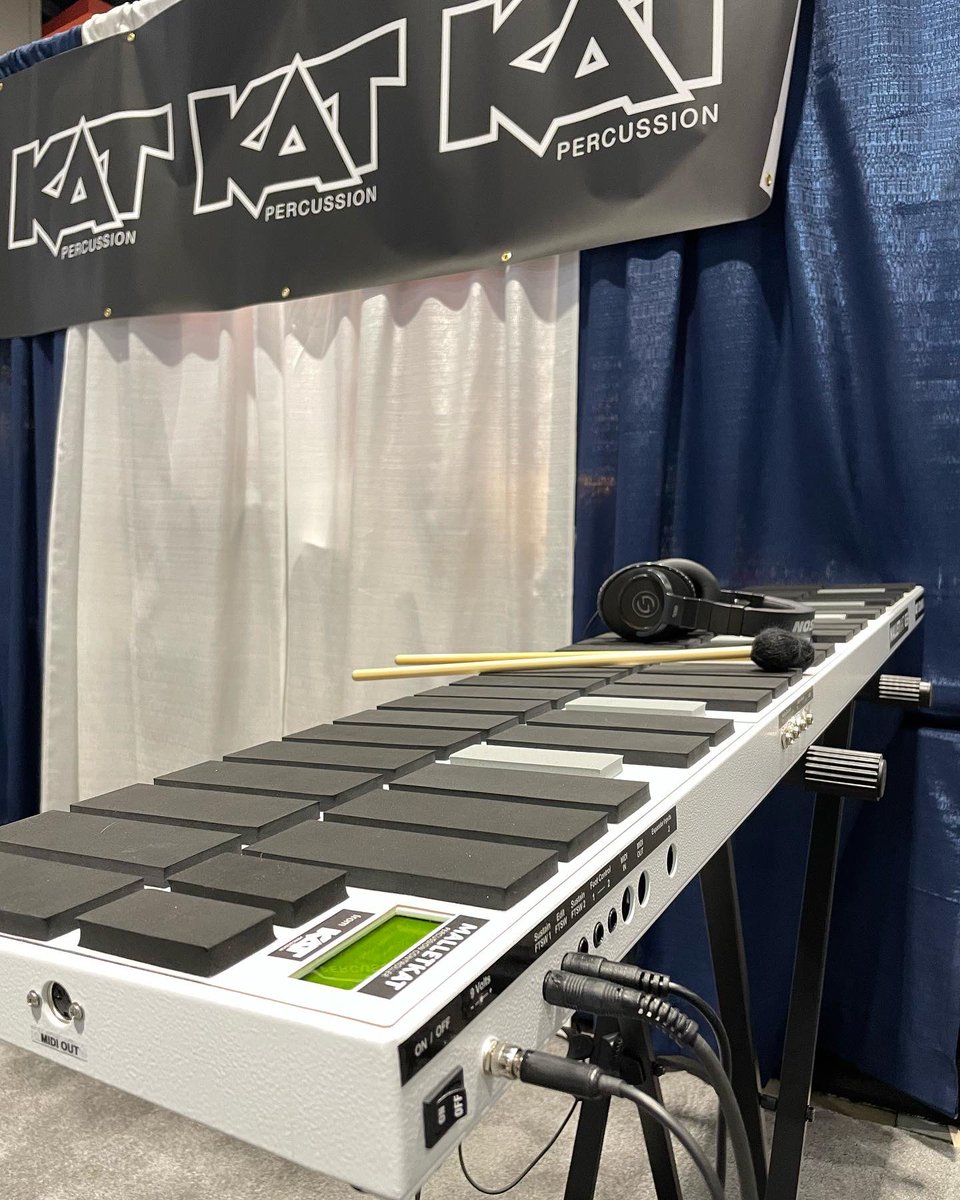 KATDigitalDrums's tweet photo. Who is coming out to The Midwest Clinic tomorrow? come visit and play our MalletKat GS at Booth #737 https://t.co/VN2eN1agE8