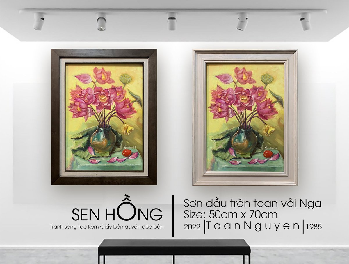 NguyenToan_Art's tweet photo. lotus flower
Oil on canvas
Size 50cm x 70cm
2022 | T o a n N g u y e n | 1985
#art #artgallery #artist #flowerpainting #oilpainting #asiaart #asianart #vietnamart #vietnamartis #oilcolor #oilpaintingpicture #pictureinroom https://t.co/4QTl77PbbL