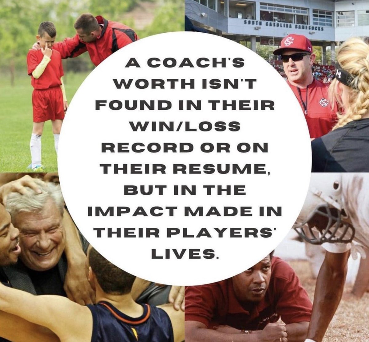 Happy Holidays to the fine women and men that embrace the title of coach!  God Bless