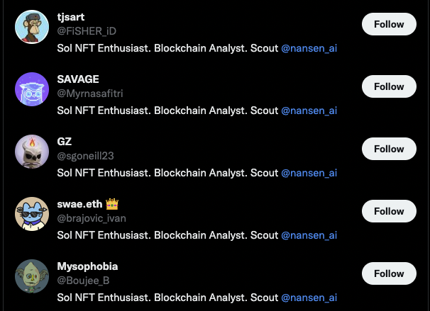 Heads up if anyone tags you in something please be alert that these bunch arent our actual <a href="/nansen_ai/">Nansen 🧭</a>  Scouts! 🫡