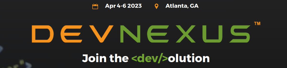 jamdiazdiaz's tweet photo. I'll be presenting on "Jakarta EE or Spring? Real world testimonies" at @devnexus in April!
Come to this great community Java and Cloud conf. Use this code to get an extra $100 off the registration: SEEMESPEAK #devnexus23 #jakartaee #spring #java https://t.co/kwOjosnygz