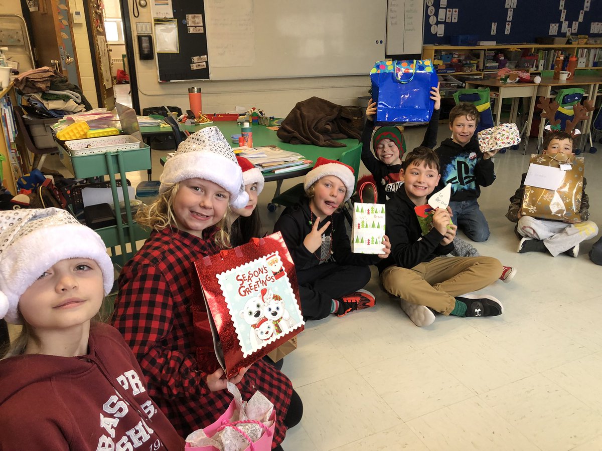 pmpears's tweet photo. The pure joy and gratitude this crew showed each other during their Secret Santa exchange today makes my heart so happy! @alcdsb_shrt https://t.co/SRYOteqa6M