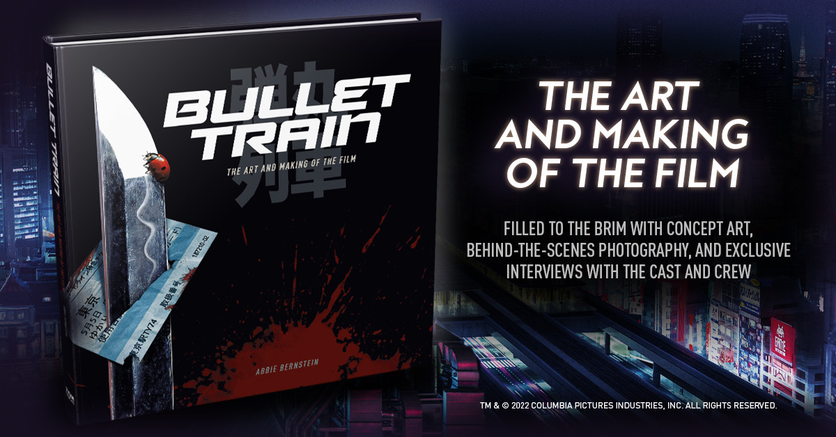 Get on board #BulletTrainMovie with The Art and Making of the Movie from @TitanBooks, out now! bit.ly/BulletTrainTit…
