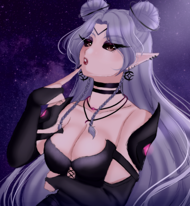 ChaoticBlossoms's tweet photo. Reminder that I'm doing $20 colored sketch busts for December! :D #vtuber #VTuberUprising #oc #ocart #originalcharacter https://t.co/pH1Sml3T3S