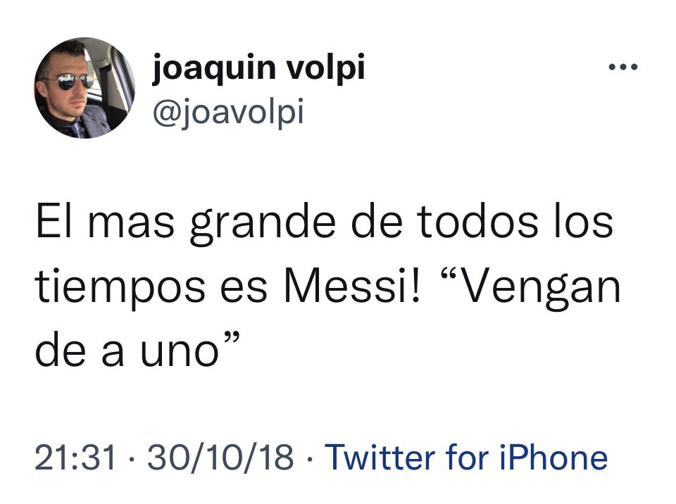 Siempre lo creí.
