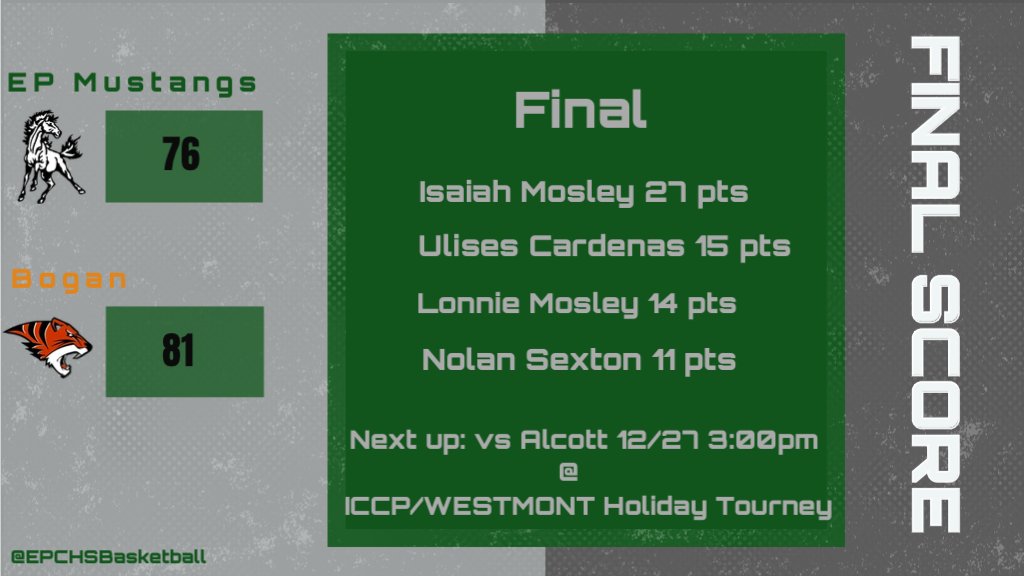 Evergreen Park MBB tweet media