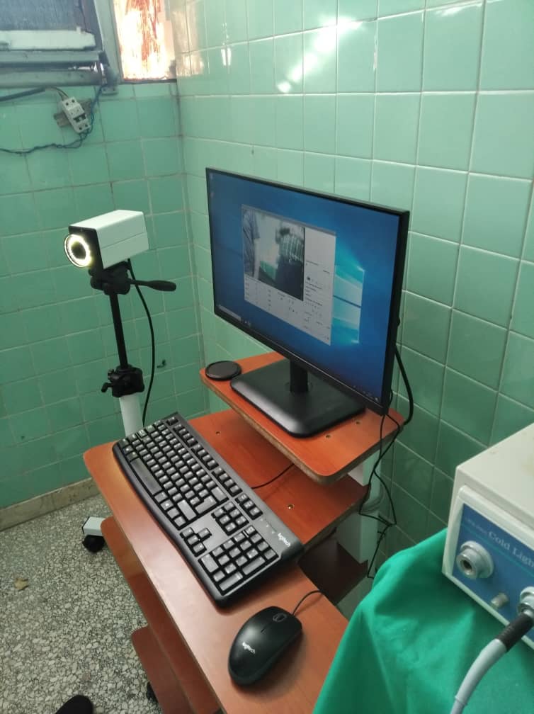 Instalado  videocolposcopio en consulta de coloproctologia del Hospital Faustino Pérez de #Matanzas otro servicio para el pueblo en saludo al 1ro de enero, 64 Aniversario del triunfo de la Revolución. #MatanzasPorLaSalud
