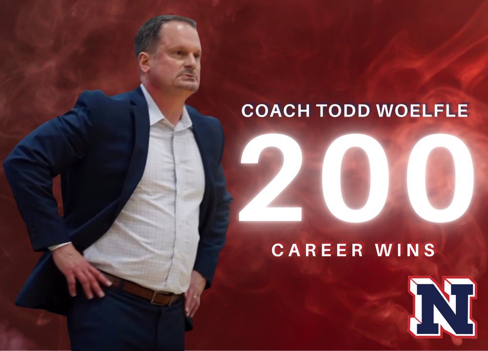 200 Patriot Dubs.

Congratulations to Coach Woelfle on his 200th career win at North. #TTE <a href="/THN_BB/">Terre Haute North Boys Basketball</a>