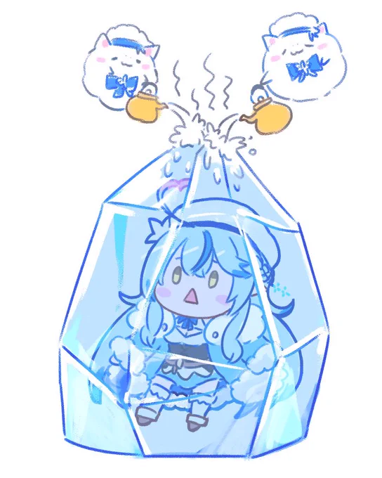 ラミィちゃんのTwitterアカウント凍結されてる???早く直って欲しいですね #LamyArt 