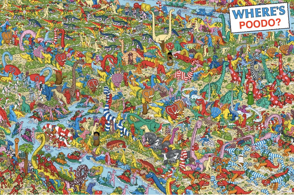 0xPieceofShit's tweet photo. Where's Waldo? 

Poodo, Waldoodoo, Wenpoo, still workshopping names?

Weigh in to the Poomunity https://t.co/eHHGsHFPnf, or drop a BM! 💩💌🧻

#nft #nftcollection #nftart #waldo #poomunity #community #web3 #degen #wagmi #moon #fun https://t.co/A63bL9LP5H