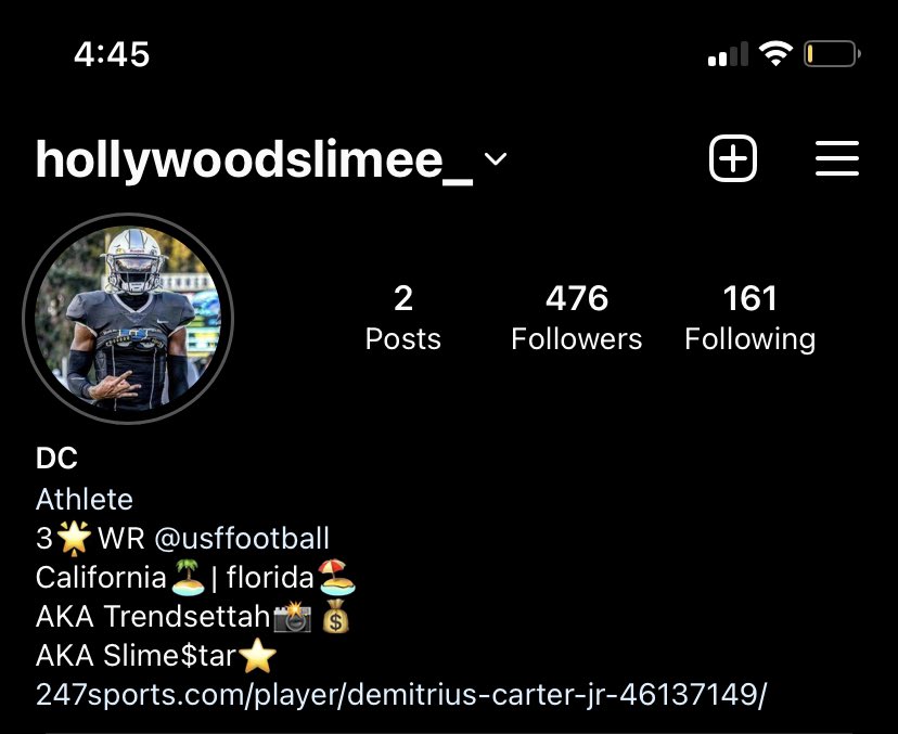My USF Bulls family make sure y’all go follow me on Instagram!!🤘🏾💚#USFbulls #HornsUp <a href="/SSN_USF/">🤘Sidelines-USF🤘</a> <a href="/USF_Bullpen/">USF Bullpen</a>