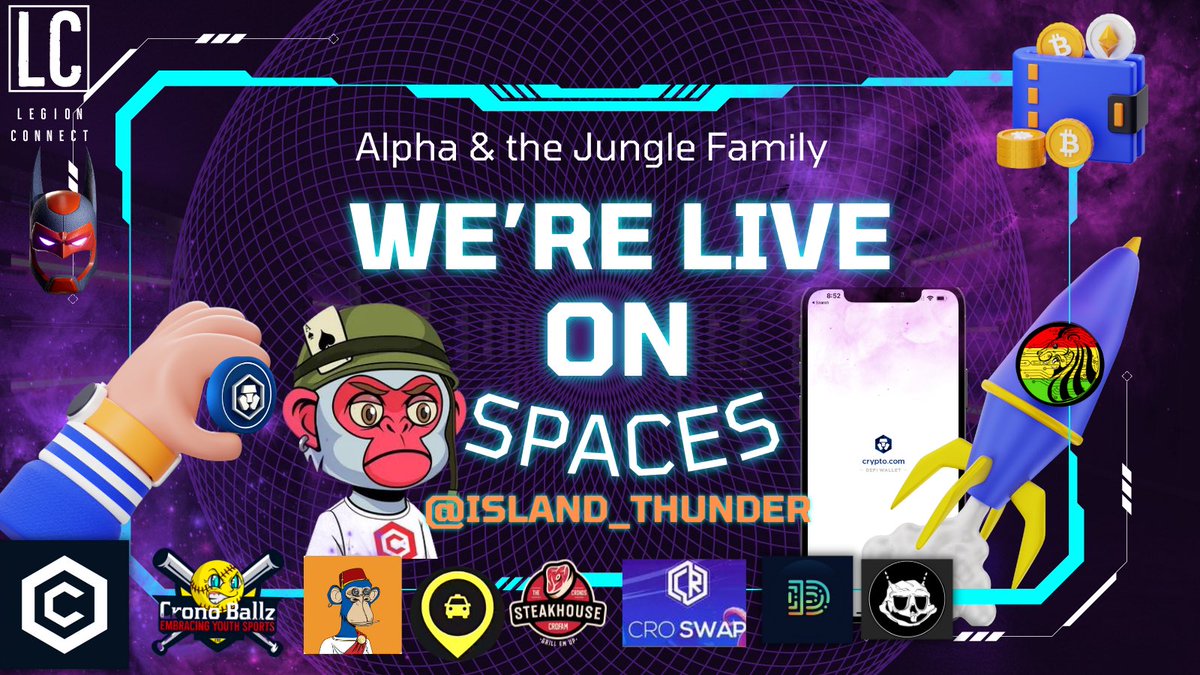 legion_cro's tweet photo. @ISLAND_THUNDER Twitter space held twice a day! Come rock with us on #coffeeandcro and #thejungle with your favorite team @ISLAND_THUNDER @chriskaleher @DanniN29 @thndrcatoz @TexasHODLcro Welcome to #web3 with #cronos #cro #crofam https://t.co/OQa03hGkI0 cro For $THNDR🏝️⚡️ https://t.co/d53w2ttfnx