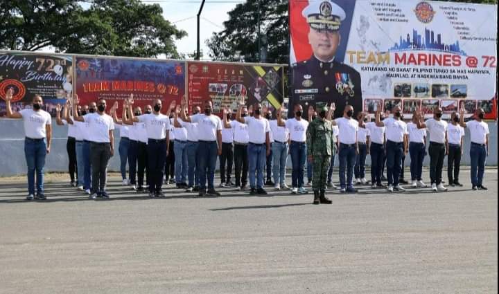 Philippine_Navy's tweet photo. NEW HORIZONS | PH #Marines (@AlphaCoyMarines) welcome 134 to the Corps
π/πΈ: Recruitment Office Philippine Marine Corps
#AFPat87
#ProtectingtheSeasSecuringOurFuture
#TheFewTheProudTheMarines
#ModernandMultiCapablePHNavy
#AFPyoucanTRUST https://t.co/tT0DCdEf3y