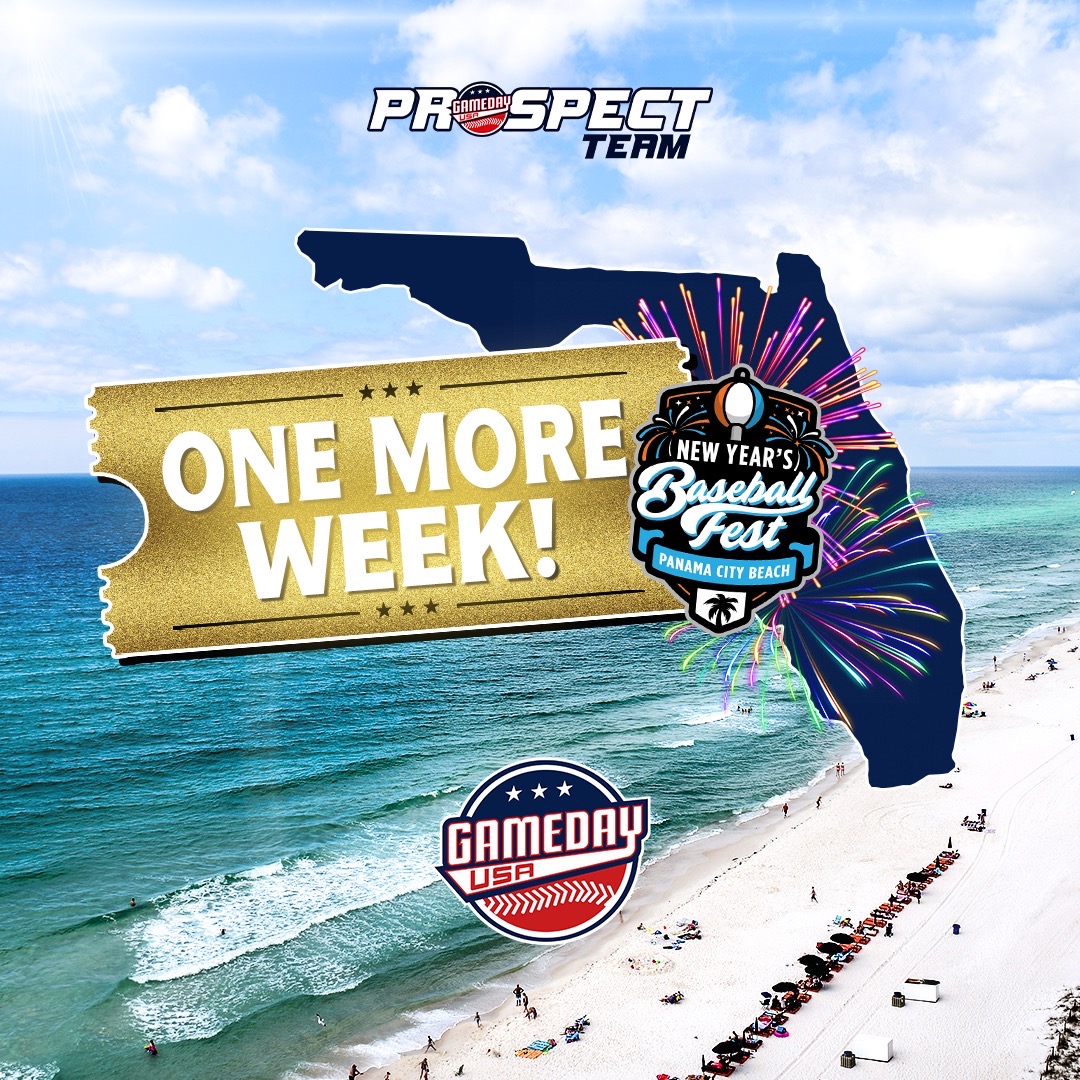 ONE MORE WEEK‼️

We're only ☝️ week away from baseball on the beach! We're excited to see our PROSPECT Teams compete for the championship!

#GameDayUSA #PROSPECTteam #BaseballFest 🏝