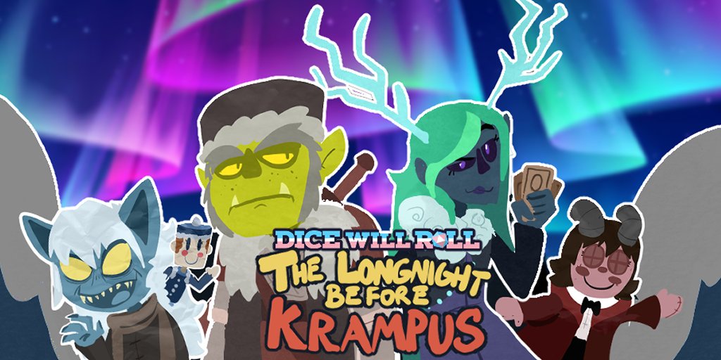 DiceWillRoll's tweet image. Ho Ho Ho! Dice Will Roll's Holiday Special 2022 is live! From the team behind Classes+ comes a very merry adventure through Irrisen with very special guest players. Will our festive heroes survive The Longnight Before Krampus? Listen today and join the fun! Happy Holidays to all!